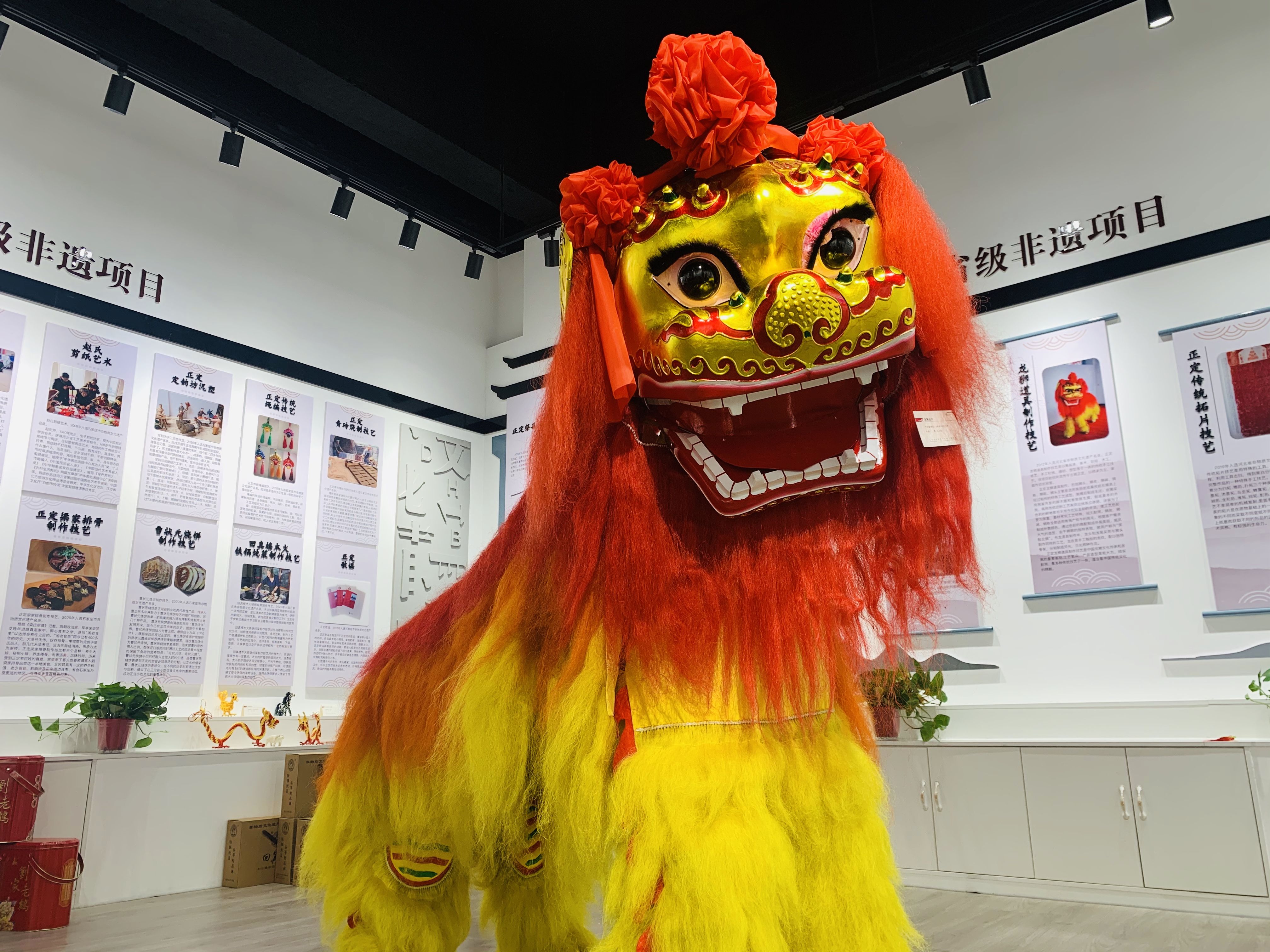 石家庄市正定县非物质文化遗产展览馆在正定县文化馆开馆