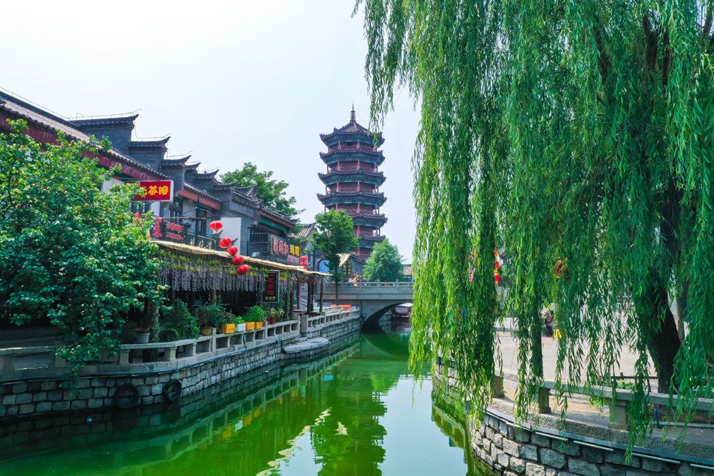 河北滦州夏日古城绽芳华