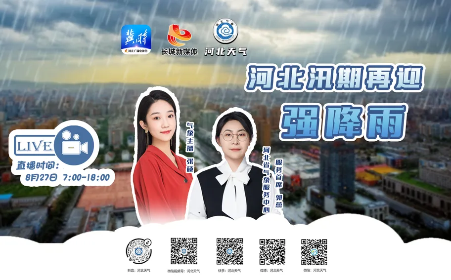 【直播回看】河北汛期再迎强降雨