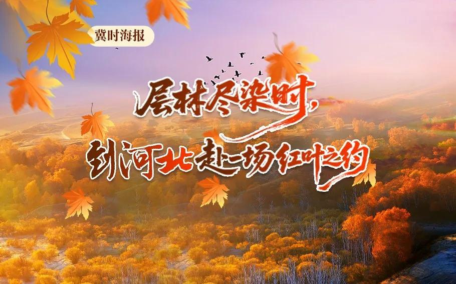 冀时海报丨层林尽染时，到河北赴一场红叶之约