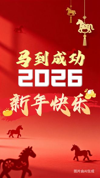2026新年快乐，祝马到成功，喜事连连！#2026新年快乐#马年大吉