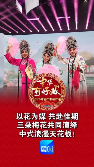 以花为媒，共赴佳期！三朵梅花共同演绎中式浪漫天花板！
#百戏入冀百梅争春 #骐骥驰骋百戏入冀#花为媒#评剧