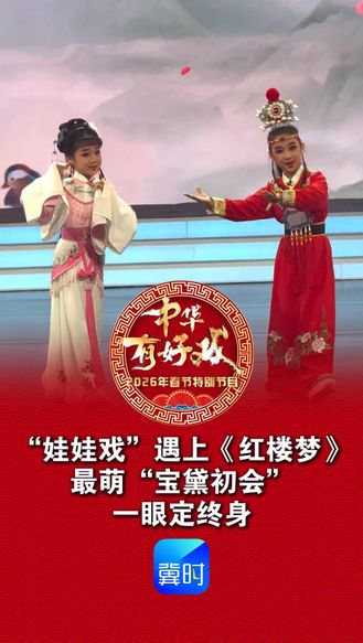 古代版“一见钟情”天花板！当“娃娃戏”遇上《红楼梦》，最萌“宝黛初会”，一眼定终身！《中华有好戏》2026年春节戏曲晚会 2月17日   大年初一  20:00  河北卫视首播 冀时新闻客户端、纵览新闻客户端、冀云客户端同步直播#万马奔腾百梅争春 #百戏入冀百梅争春 #中华有好戏