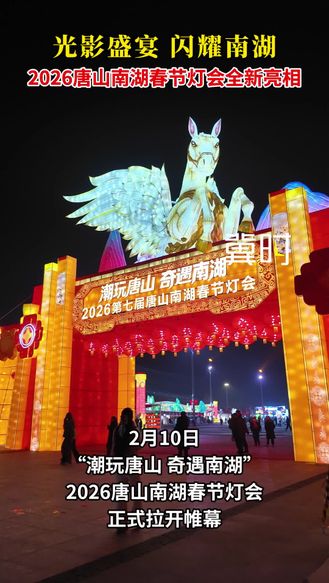 2026唐山南湖春节灯会全新亮相
