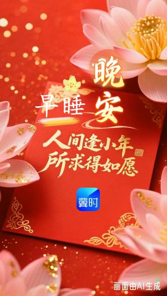 早睡晚安 | 在这大吉大利的日子里，愿你和家人四季平安、无灾无难、岁岁常欢喜、万事皆如意！#晚安#小年