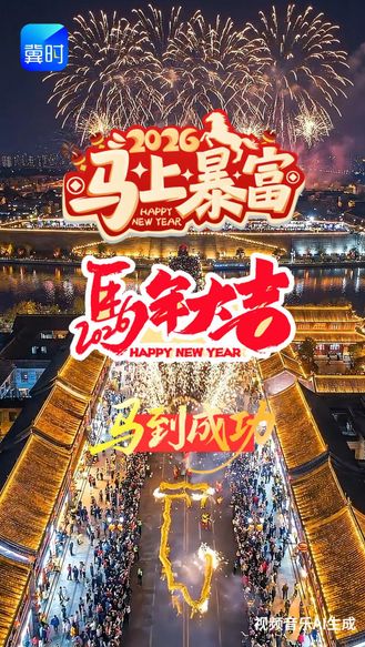 今日除夕，马年倒计时！愿您2026顺风顺水顺财神，马上暴富、马年大吉、马到成功！#2026除夕 #马年吉祥 #马上好运 #新春贺岁