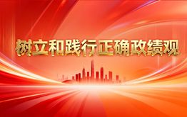 树立和践行正确政绩观
