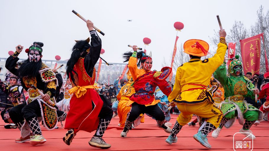 邯郸肥乡：“潮玩非遗” 民俗展演闹春