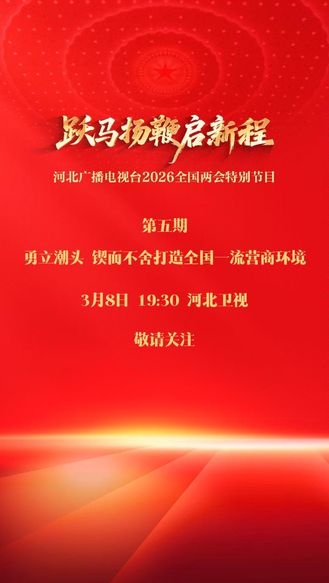 《跃马扬鞭启新程》（五）勇立潮头 锲而不舍打造全国一流营商环境