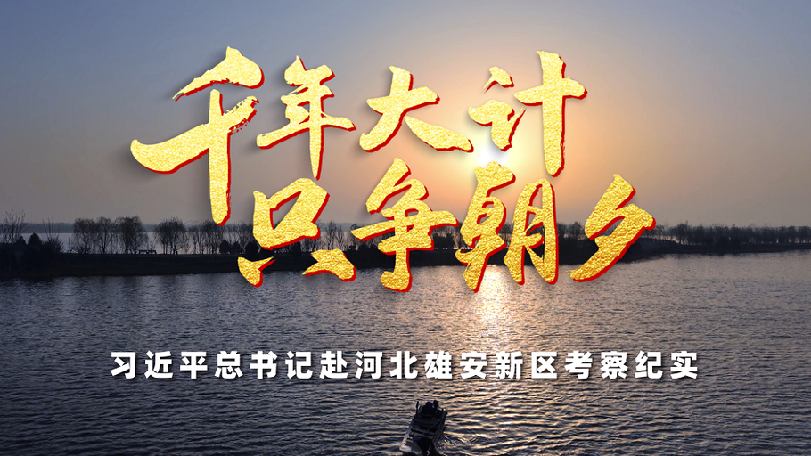 时政微纪录丨千年大计 只争朝夕——习近平总书记赴河北雄安新区考察纪实