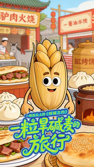 从沧州盐碱地，到石家庄的烧饼、保定驴火、邯郸水饺、邢台焖饼、衡水贡面。一粒麦子走遍河北，一碗人间烟火赴《倾城之约》#美丽河北倾城之约#河北美食