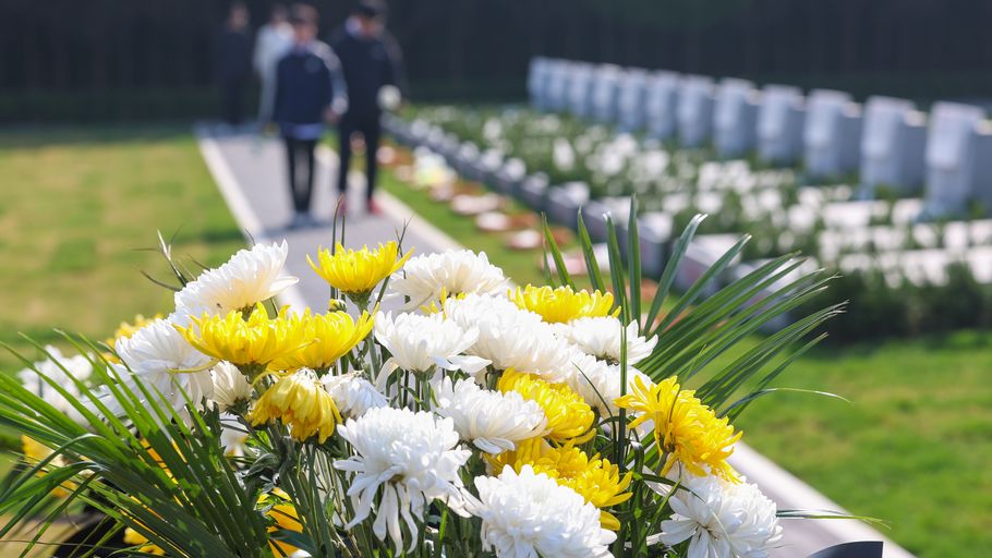 河北石家庄：清明将至 缅怀先烈