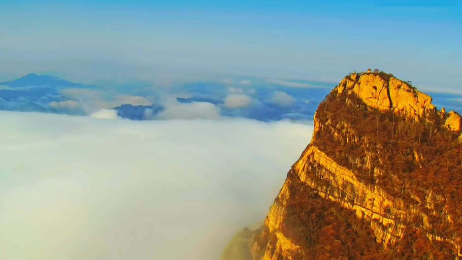 美丽河北慢直播丨云海翻涌，这是天空写给山的情书 ~这么近，那么美，周末到河北