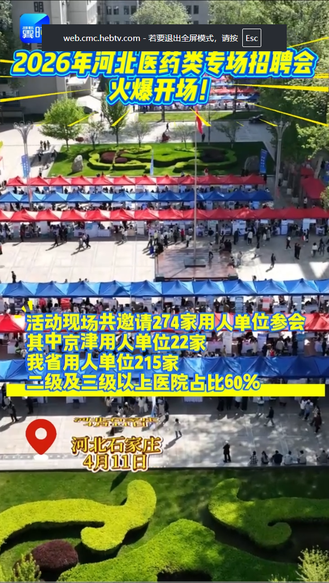 2026年河北医药类专场招聘会火爆开场