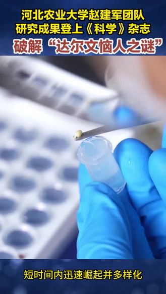 【科创河北——科协进行时】河北农业大学赵建军团队研究成果登上《科学》杂志   破解“达尔文恼人之谜”
