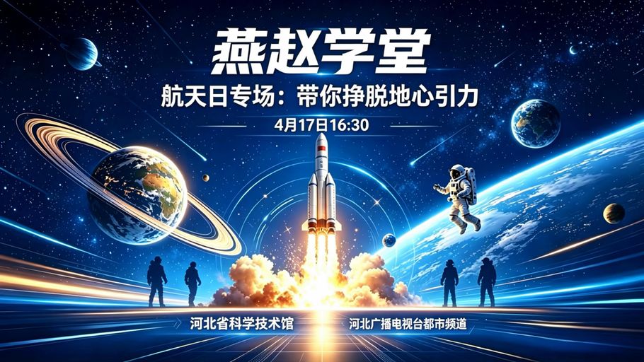 【冀时直播】《燕赵学堂》“航天日专场”：带你挣脱地心引力