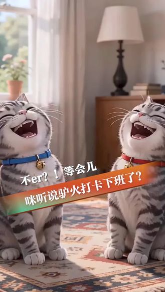 不er?!等会儿 咪听说驴火打卡下班儿了？