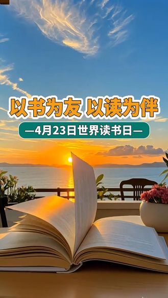 以书为友，以读为伴。眼界，藏于书页；内心，源于沉淀。书香萦绕，岁月温柔。4月23日世界读书日，愿你常伴文字，于书中寻安宁，在阅读中慢慢沉淀