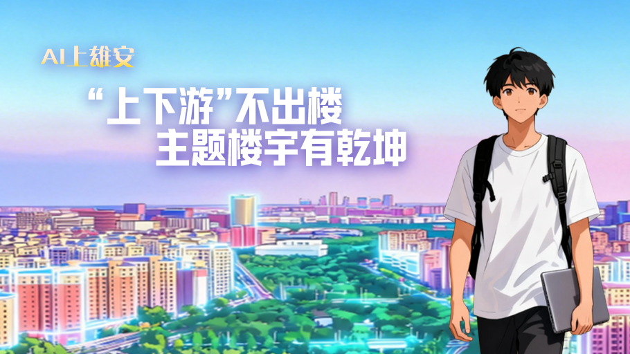 AI上雄安丨“上下游”不出楼  主题楼宇有乾坤