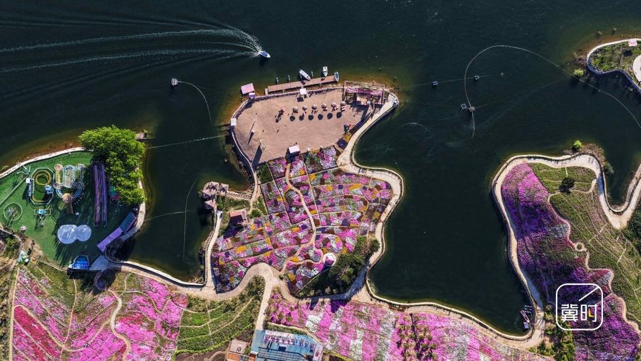 唐山迁西：春日栗乡湖美景如画卷