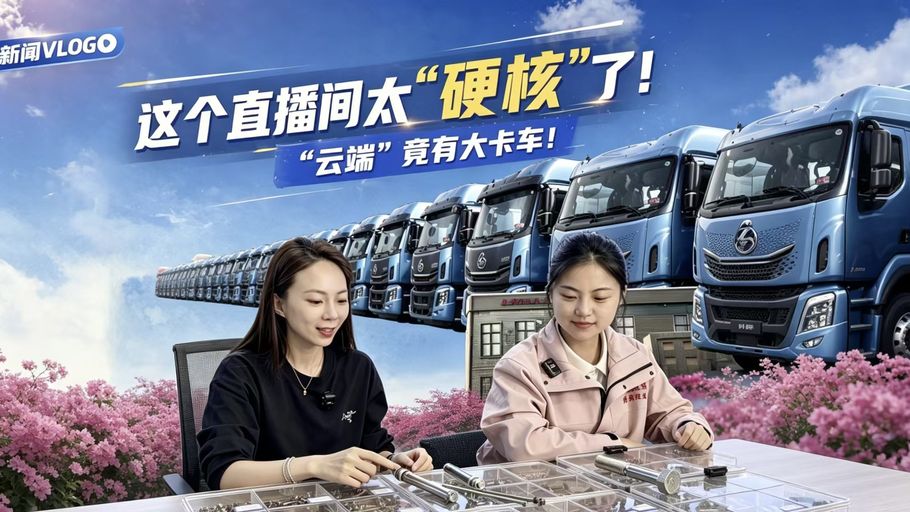 这个直播间太“硬核”，小螺丝、大卡车“云端”突围！记者走进邯郸成安县探秘“一品一播”，看传统工业如何玩转新流量！
