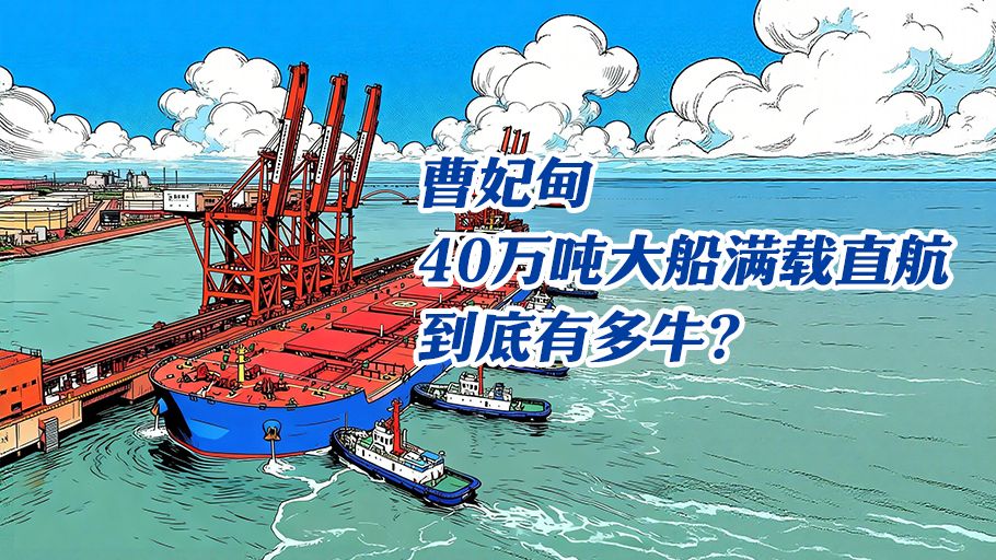 漫说河北丨曹妃甸40万吨大船满载直航，到底有多牛？