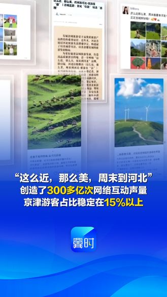 发布会快讯丨“这么近，那么美，周末到河北”创造了300多亿次网络互动声量 京津游客占比稳定在15%以上