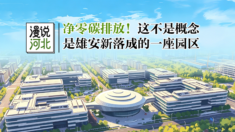 漫说河北丨净零碳排放！这不是概念，是雄安新落成的一座园区