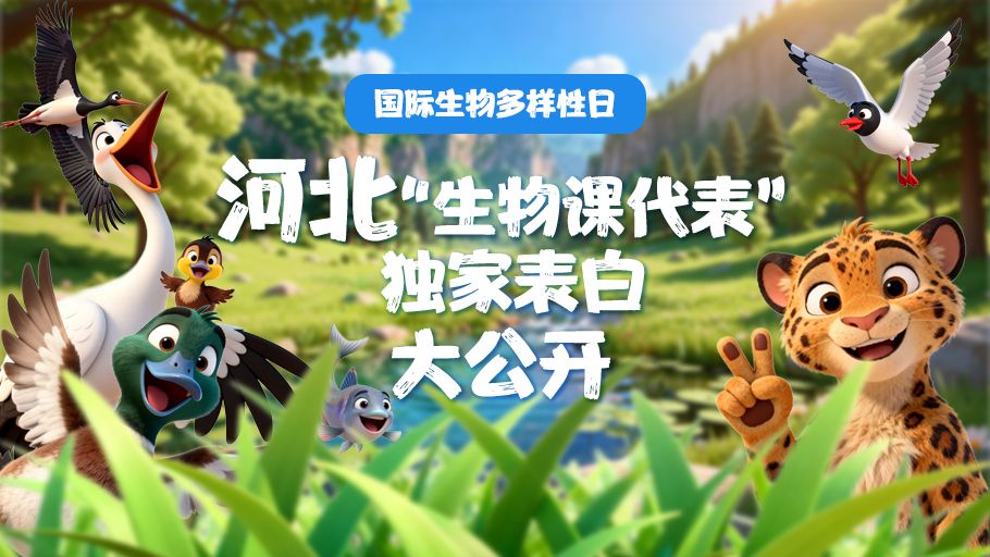 国际生物多样性日丨河北“生物课代表”独家表白大公开