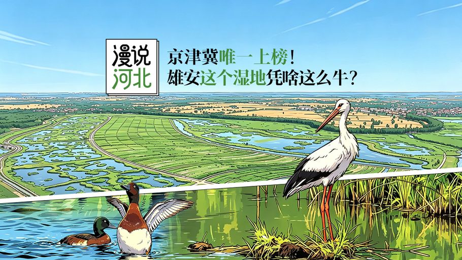 漫说河北丨京津冀唯一上榜！雄安这个湿地凭啥这么牛？