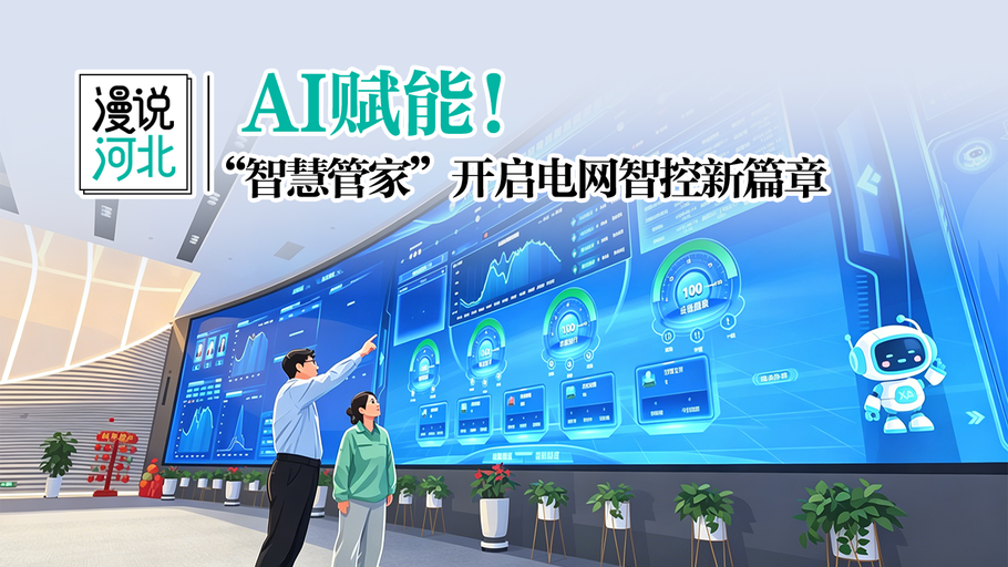 漫说河北｜AI赋能！“智慧管家”开启电网智控新篇章