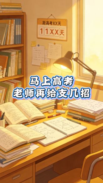 马上高考了 老师再给支几招