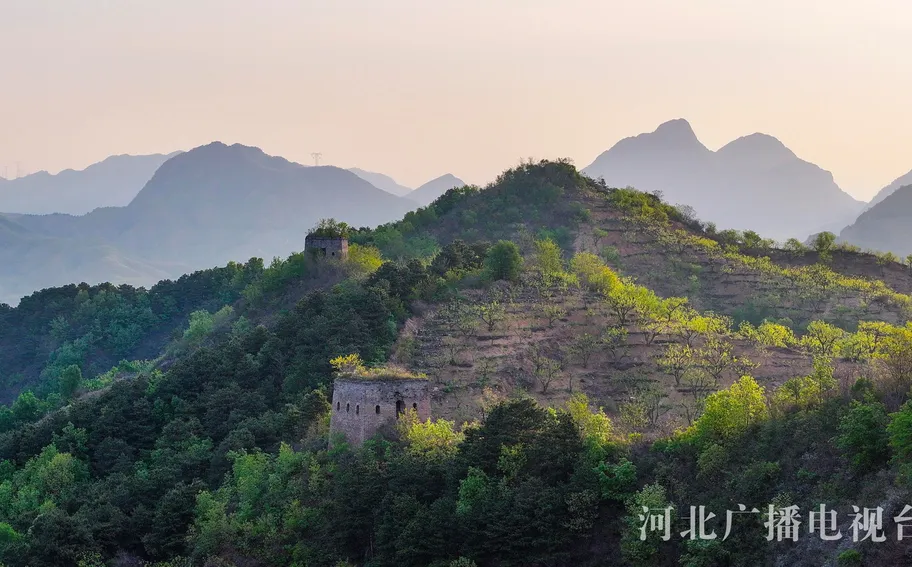 唐山遵化：春日古长城晨景如画