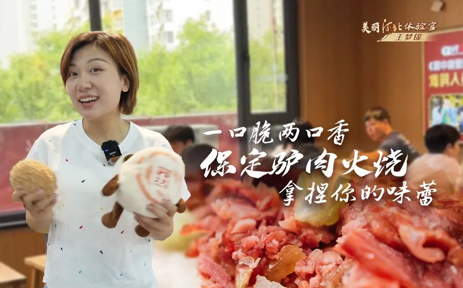 一口脆 两口香 保定驴肉火烧拿捏你的味蕾
