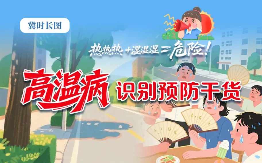 冀时长图丨热热热！高温病识别预防干货，转给家人！