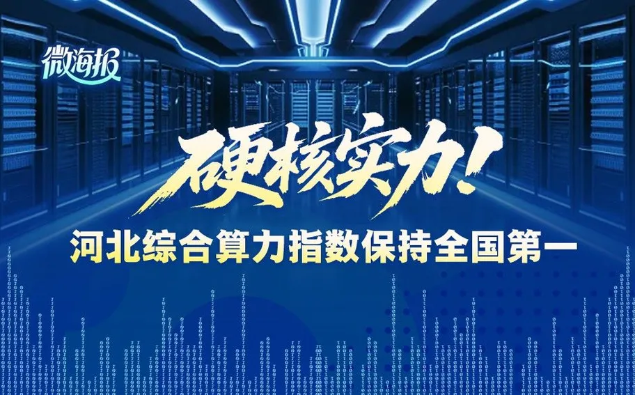 微海报丨硬核实力！河北综合算力指数保持全国第一