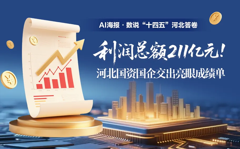 AI海报·数说“十四五”河北答卷丨利润总额211亿元！河北国资国企交出亮眼成绩单