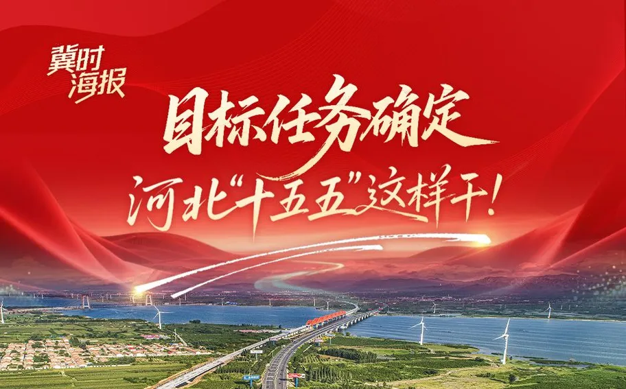 冀时海报丨目标任务确定，河北“十五五”这样干！