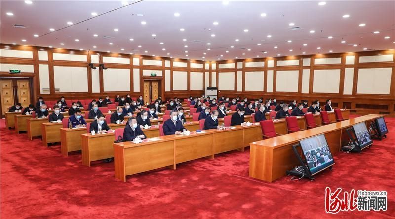 3月31日，省长王正谱出席全省安全生产电视电话会议，调度部署我省安全生产工作。这是会议现场。河北日报记者孟宇光摄