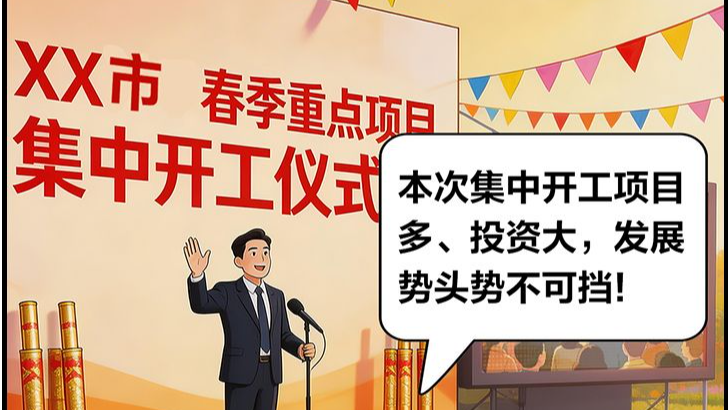 漫谈政绩观丨项目虚开工，政绩岂能“演”出来