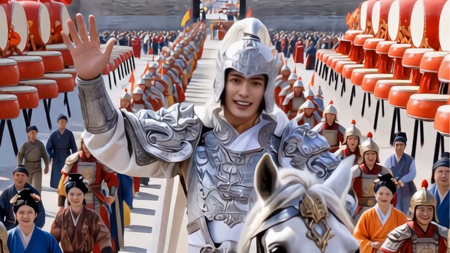 看赵子龙穿越千年重返正定，向您发出邀约：同擂常山战鼓~丨这么近，那么美，周末到河北 #来河北做一天赵子龙的兵