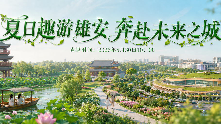 【回看丨冀时大直播】夏日趣游雄安，奔赴未来之城